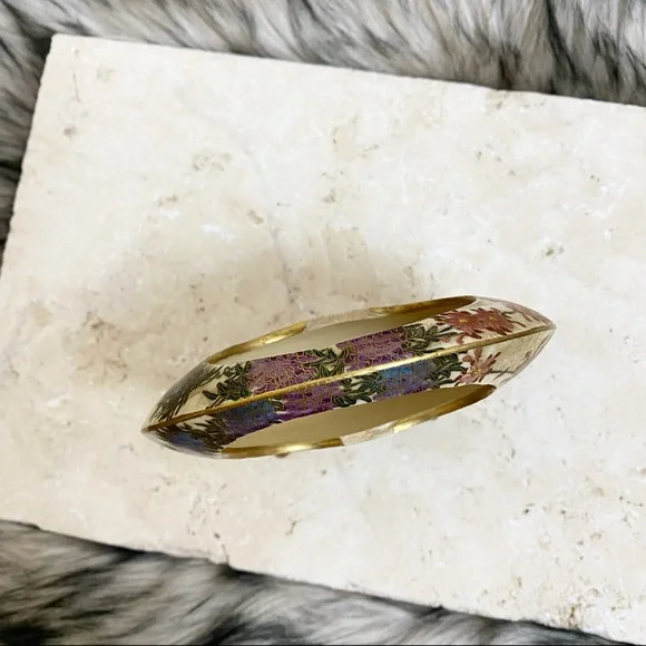 Antique Porcelain Japanese Satsuma Moon Vase Hand Painted Filigree Floral Bamboo - Picture 5 of 7